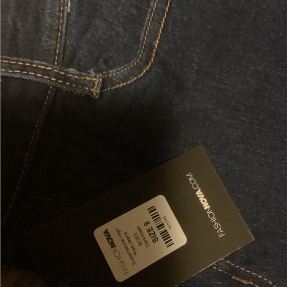 FASHION NOVA WOMEN’S HIGH WAIST SKINNY BLACK JEANS. SZ 9 $20. - Picture 4 of 5